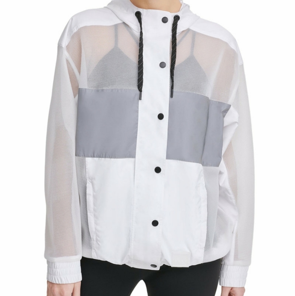 DKNY sport mesh hooded jacket - Picture 2 of 5